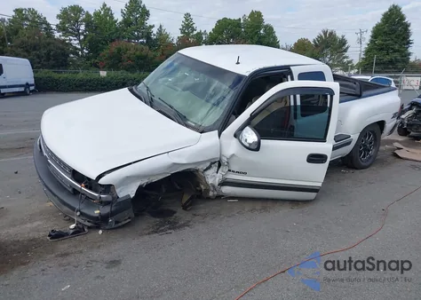2002 Chevrolet Silverado K1500 from USA, damaged, VIN 2GCEK19T721130934
